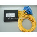 1 * 32 CATV Fibra Óptica PLC Splitter pigtail, singlemode, com SC / APC Conector UPC para FTTH, módulo de caixa 1x32 ODN